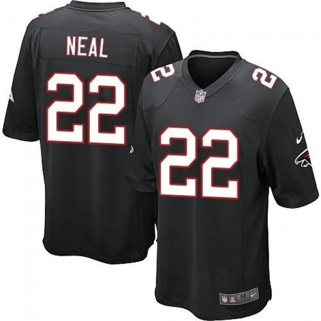 Atlanta Falcons #22 Keanu Neal Black Alternate Youth Stitched NFL Elite Jersey