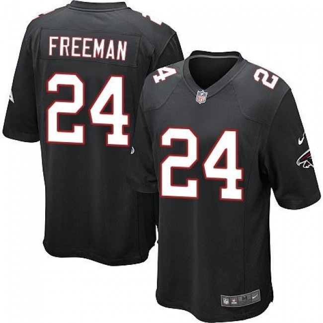 Atlanta Falcons #24 Devonta Freeman Black Alternate Youth Stitched NFL Elite Jersey