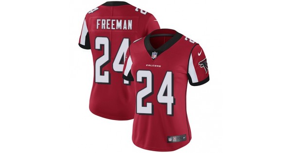 سالم باوزير Nike Falcons #24 Devonta Freeman Red Team Color Women's Stitched NFL 100th Season Vapor Limited Jersey افضل دراي فود للقطط