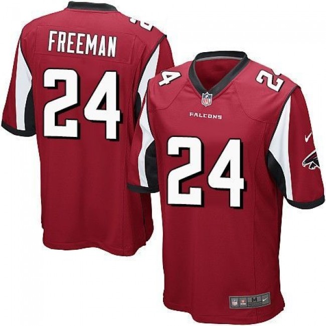 Atlanta Falcons #24 Devonta Freeman Red Team Color Youth Stitched NFL Elite Jersey