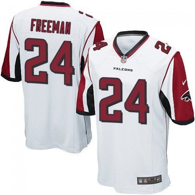 Atlanta Falcons #24 Devonta Freeman White Youth Stitched NFL Elite Jersey