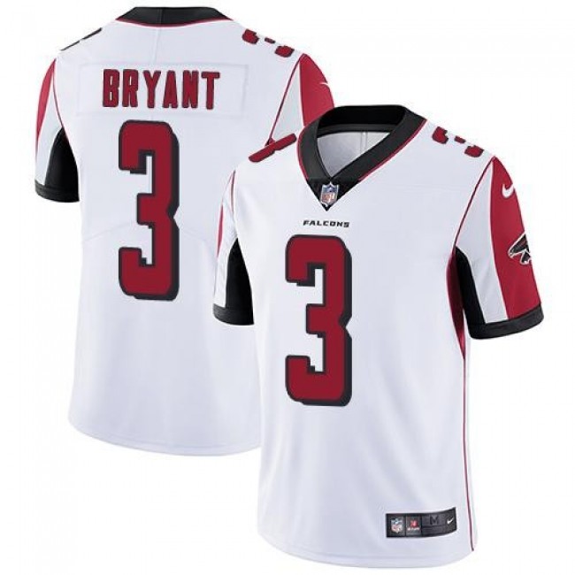 Atlanta Falcons #3 Matt Bryant White Youth Stitched NFL Vapor Untouchable Limited Jersey