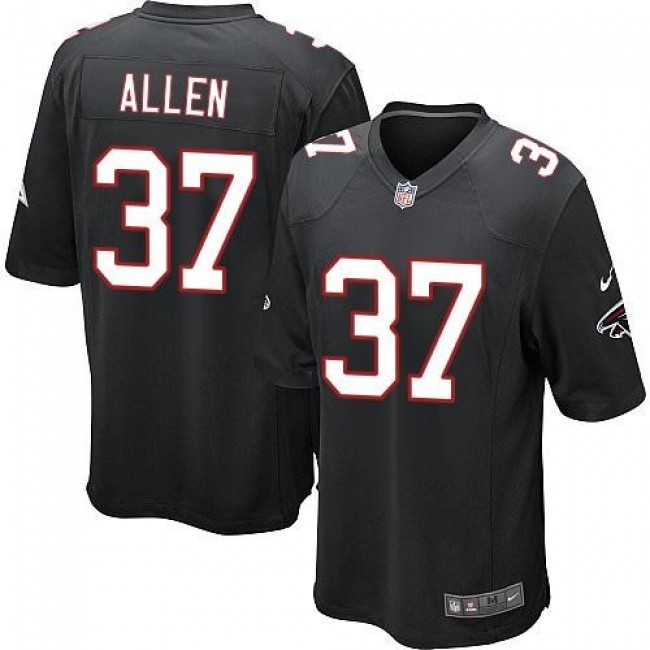 Atlanta Falcons #37 Ricardo Allen Black Alternate Youth Stitched NFL Elite Jersey