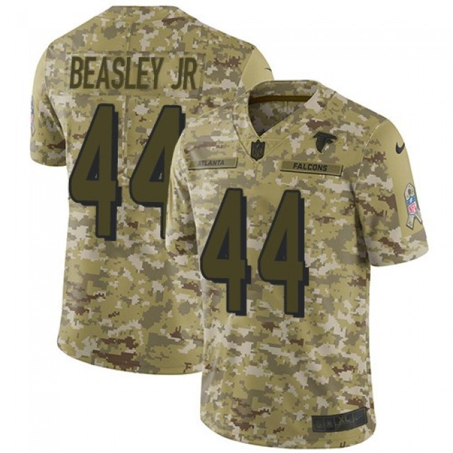 Nike Falcons #44 Vic Beasley Jr Camo Men's Stitched NFL Limited 2018 Salute To Service Jersey