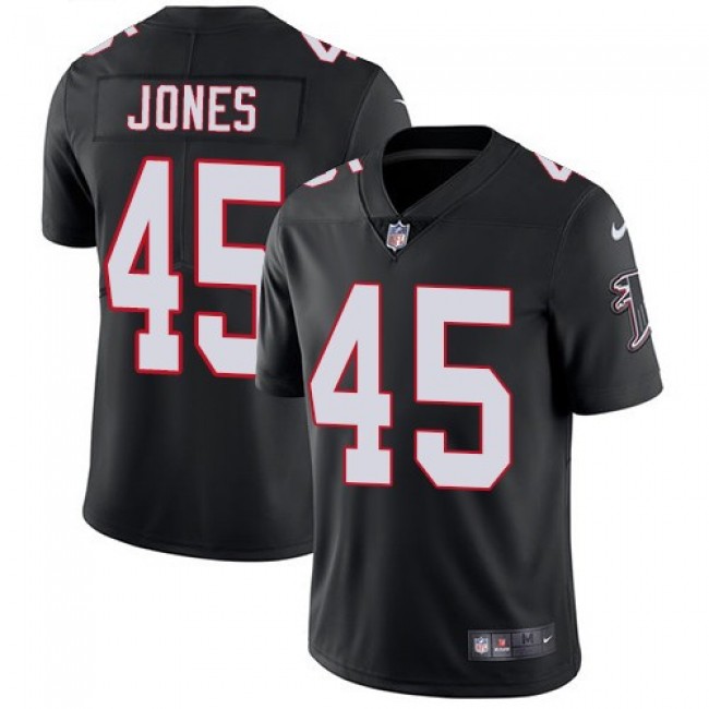 Nike Falcons #45 Deion Jones Black Alternate Men's Stitched NFL Vapor Untouchable Limited Jersey