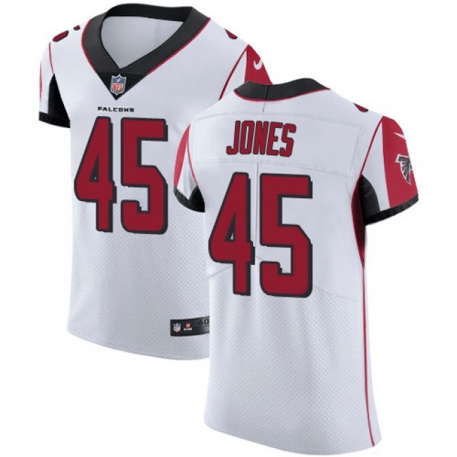 Nike Falcons #45 Deion Jones White Men's Stitched NFL Vapor Untouchable Elite Jersey