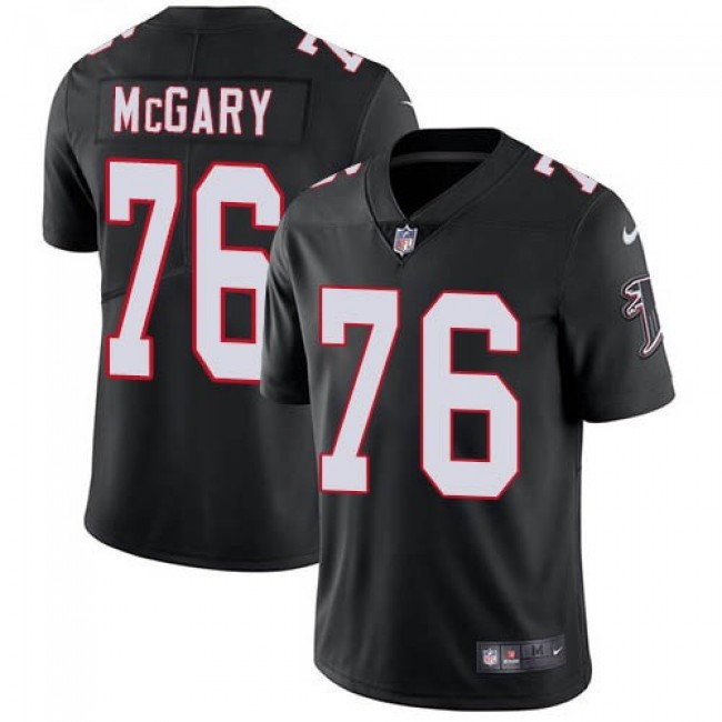 تقويم السنه Falcons #76 Kaleb McGary Black Alternate Men's Stitched Football Vapor Untouchable Limited Jersey تصميم غلاف