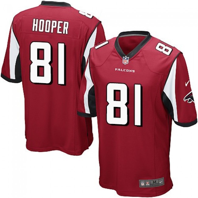 Atlanta Falcons #81 Austin Hooper Red Team Color Youth Stitched NFL Elite Jersey