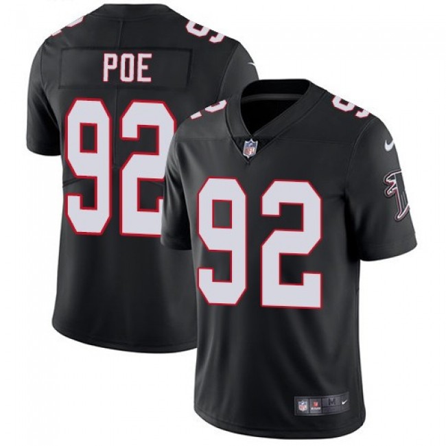Atlanta Falcons #92 Dontari Poe Black Alternate Youth Stitched NFL Vapor Untouchable Limited Jersey