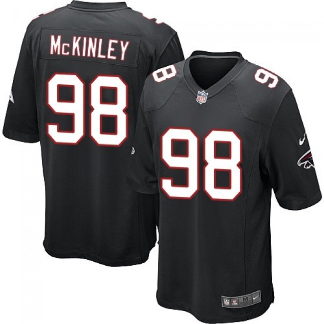 Atlanta Falcons #98 Takkarist McKinley Black Alternate Youth Stitched NFL Elite Jersey