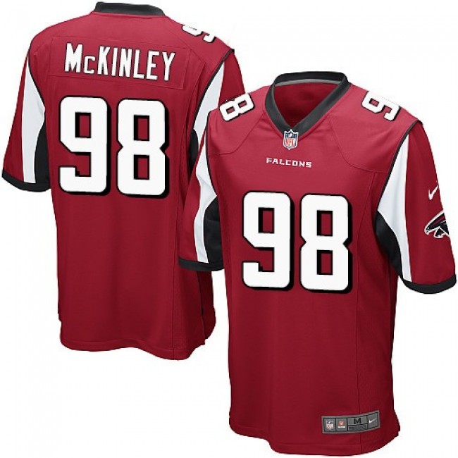 Atlanta Falcons #98 Takkarist McKinley Red Team Color Youth Stitched NFL Elite Jersey