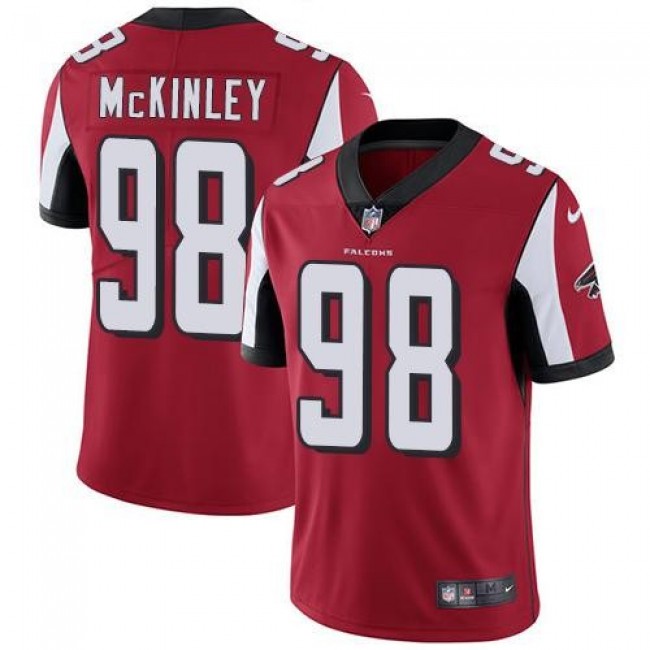 Atlanta Falcons #98 Takkarist McKinley Red Team Color Youth Stitched NFL Vapor Untouchable Limited Jersey