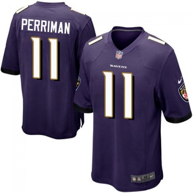 Baltimore Ravens #11 Breshad Perriman Purple Team Color Youth Stitched NFL New Elite Jersey