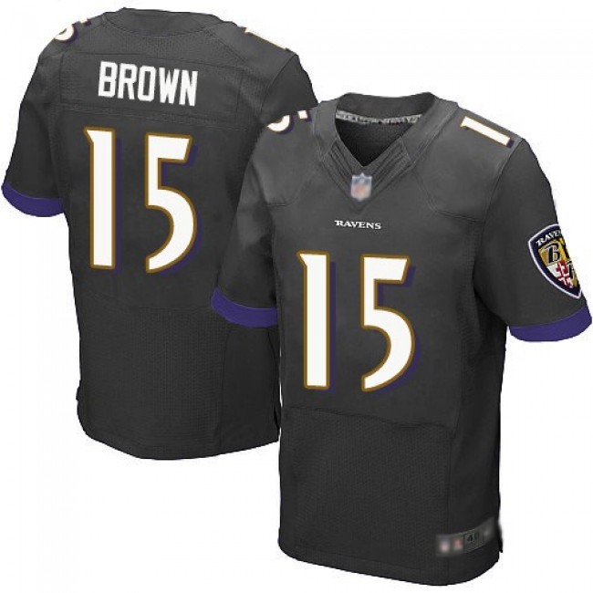 تمارين الجزء العلوي Where Can I Find NFL Jersey-Nike Ravens #15 Marquise Brown Black ... تمارين الجزء العلوي