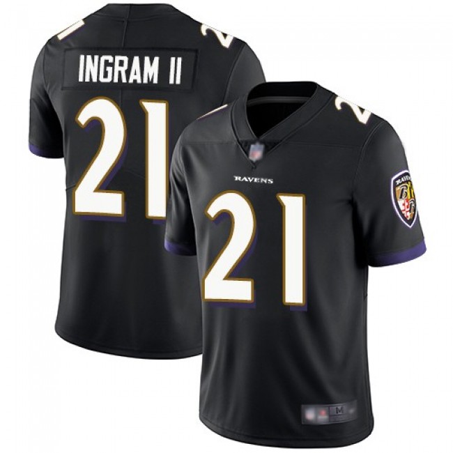 Nike Ravens #21 Mark Ingram II Black Alternate Men's Stitched NFL Vapor Untouchable Limited Jersey