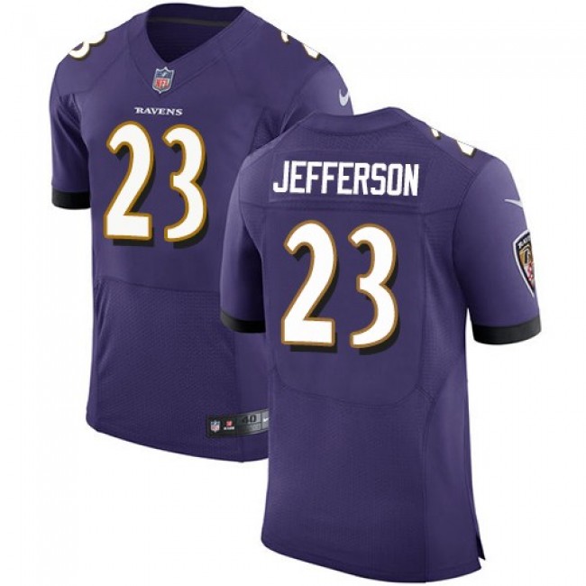 Nike Ravens #23 Tony Jefferson Purple Team Color Men's Stitched NFL Vapor Untouchable Elite Jersey