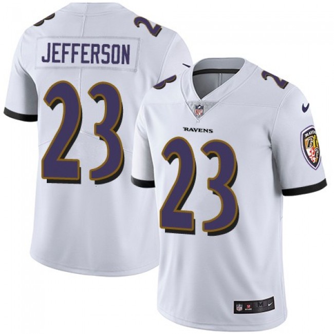Nike Ravens #23 Tony Jefferson White Men's Stitched NFL Vapor Untouchable Limited Jersey