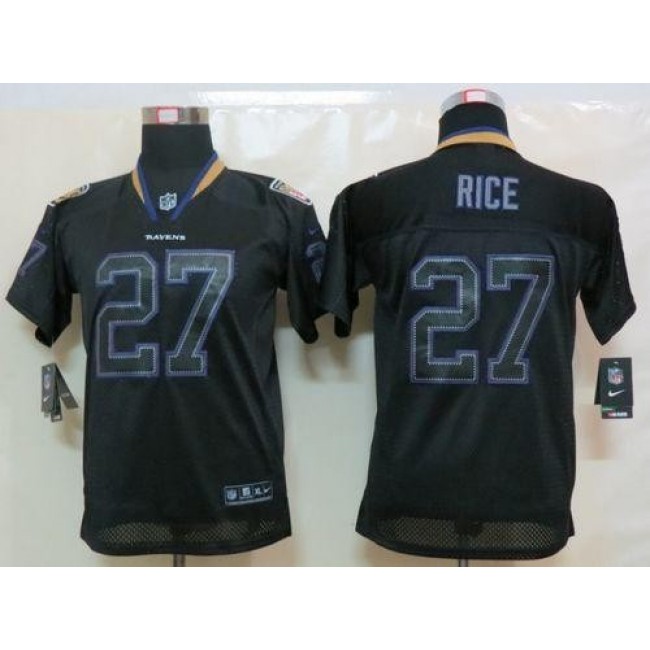 جاكيت ضد المطر Nike Baltimore Ravens #27 Ray Rice Lights Out Black Elite Jersey تفاصيل عروس