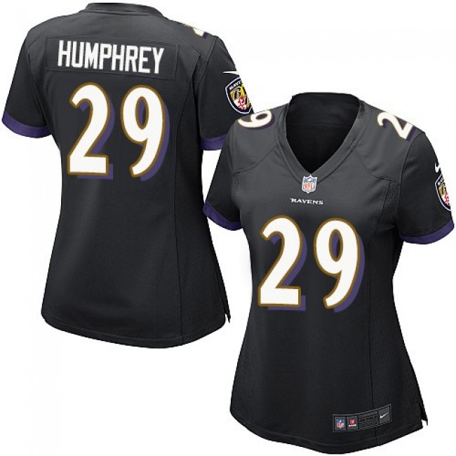 Women's Ravens #29 Marlon Humphrey Black Alternate Stitched NFL New Elite Jersey
