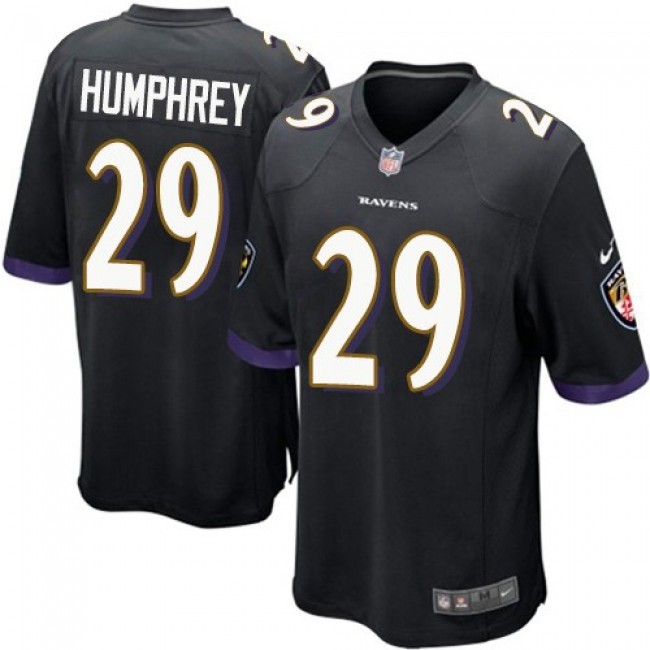 Baltimore Ravens #29 Marlon Humphrey Black Alternate Youth Stitched NFL New Elite Jersey