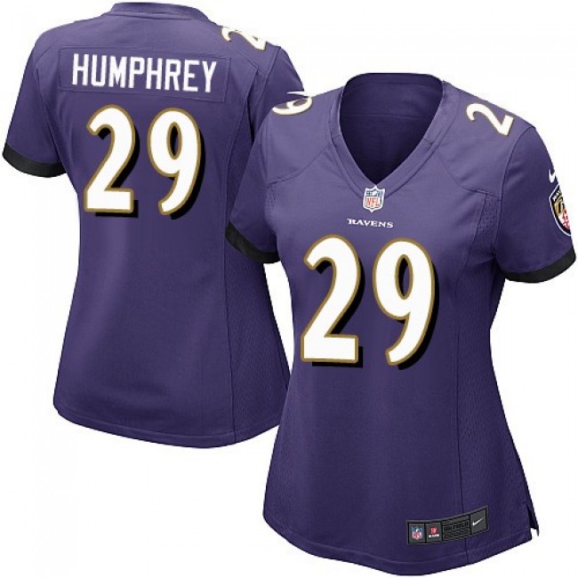 Women's Ravens #29 Marlon Humphrey Purple Team Color Stitched NFL New Elite Jersey