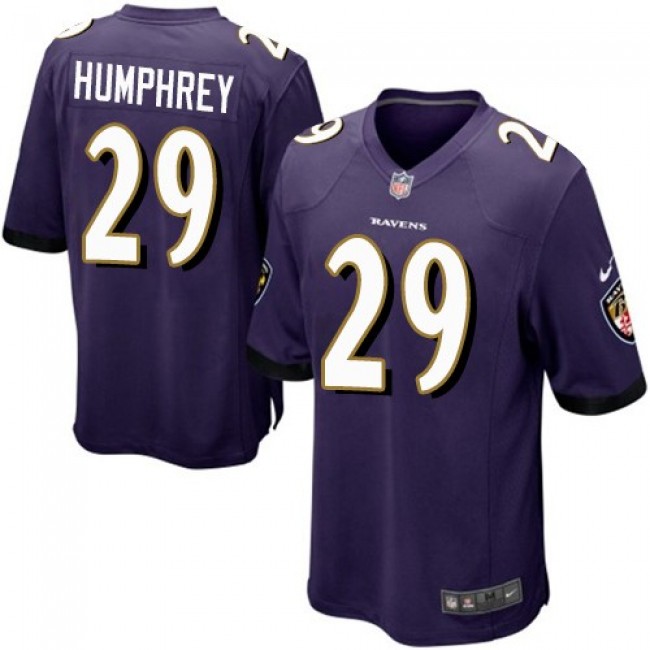 Baltimore Ravens #29 Marlon Humphrey Purple Team Color Youth Stitched NFL New Elite Jersey