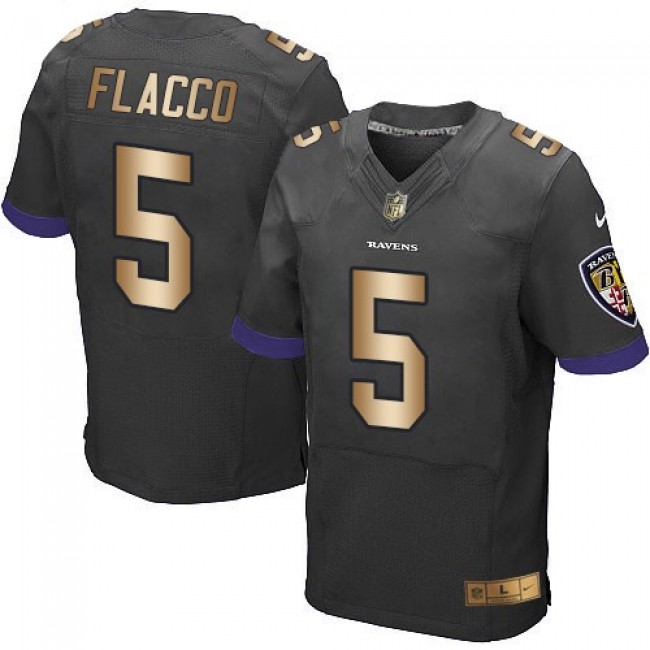 كماليات المنزل Nike Baltimore Ravens #5 Joe Flacco Black With Camo Elite Jersey امازون الامريكي شحن مباشر