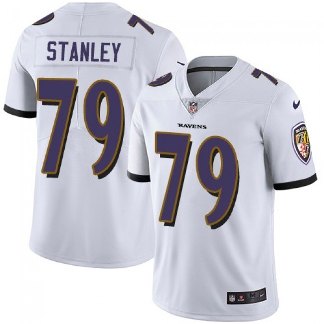 حمام زيت للشعر Men's Baltimore Ravens #79 Ronnie Stanley White Road Stitched NFL Nike Elite Jersey متجر اكسجين