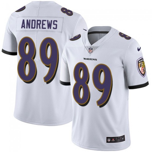 الكولونيا NFL Jersey Sale New York-Nike Ravens #89 Mark Andrews White Men's ... الكولونيا
