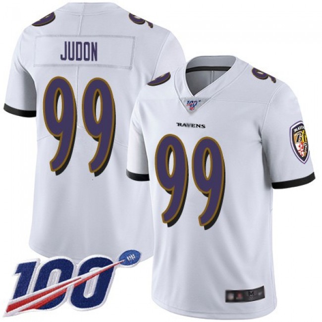 Nike Ravens #99 Matthew Judon White Men's Stitched NFL 100th Season Vapor Untouchable Limited Jersey