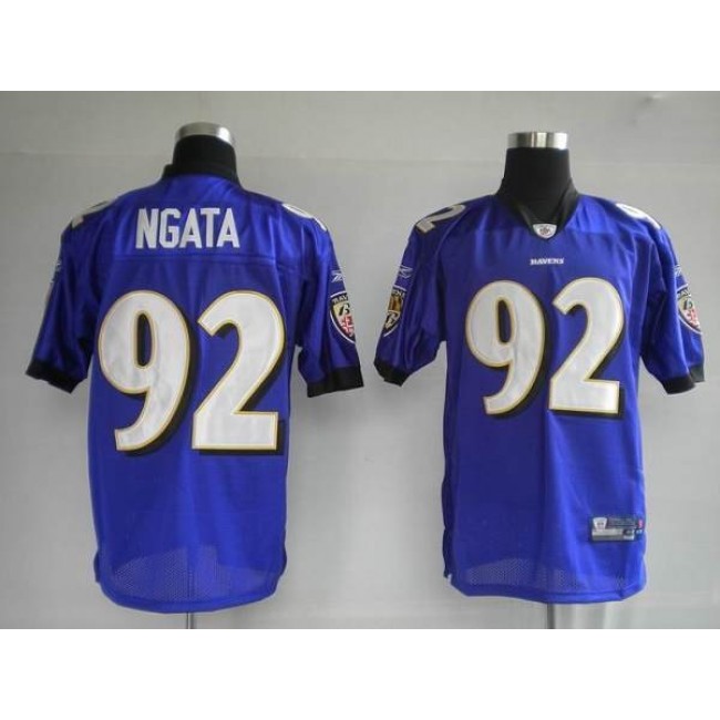 Ravens #92 Haloti Ngata Purple Stitched NFL Jersey