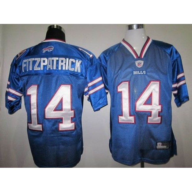 Bills #14 Ryan Fitzpatrick Baby Blue 2011 New Style Stitched NFL Jersey