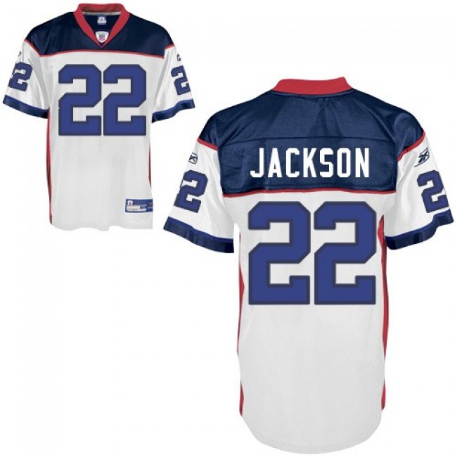Bills #22 Fred Jackson White Stitched NFL Jersey