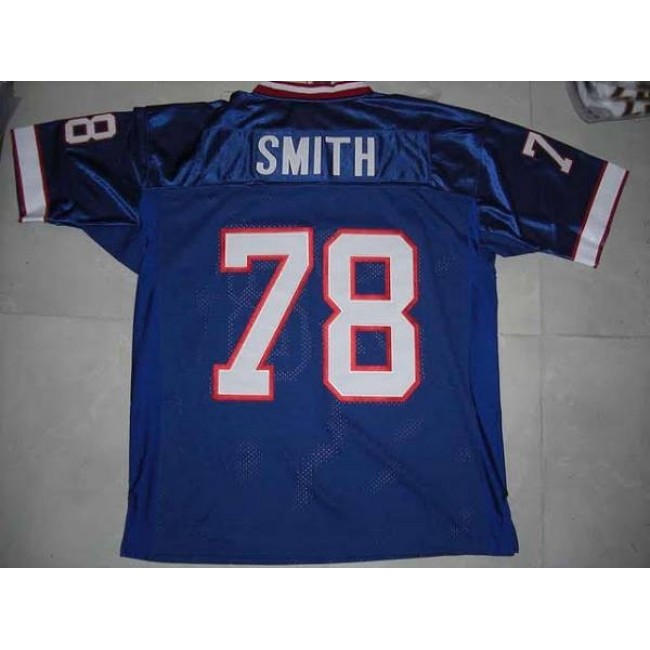 كوفي شوب NFL Jersey Of US-Mitchell & Ness Bills #78 Bruce Smith Blue 35th ... كوفي شوب