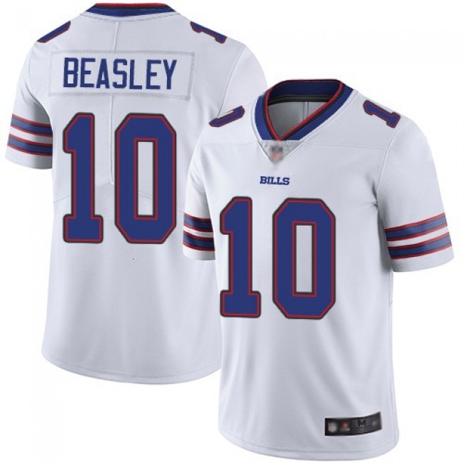 Nike Bills #10 Cole Beasley White Men's Stitched NFL Vapor Untouchable Limited Jersey
