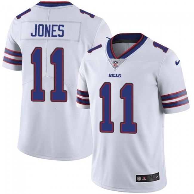 Nike Bills #11 Zay Jones White Men's Stitched NFL Vapor Untouchable Limited Jersey