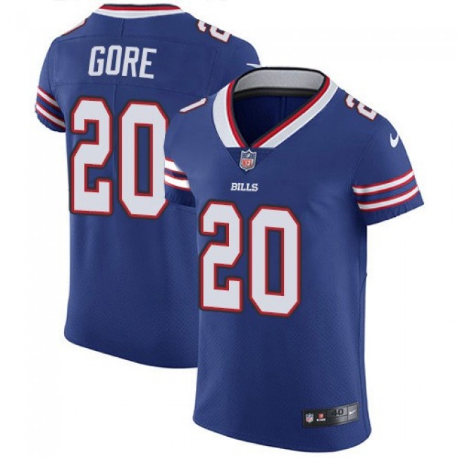 Nike Bills #20 Frank Gore Royal Blue Team Color Men's Stitched NFL Vapor Untouchable Elite Jersey