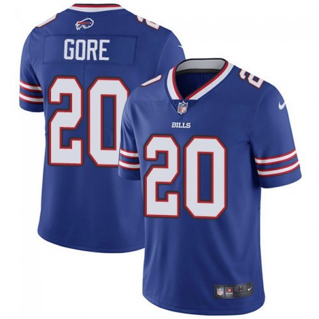 Nike Bills #20 Frank Gore Royal Blue Team Color Men's Stitched NFL Vapor Untouchable Limited Jersey