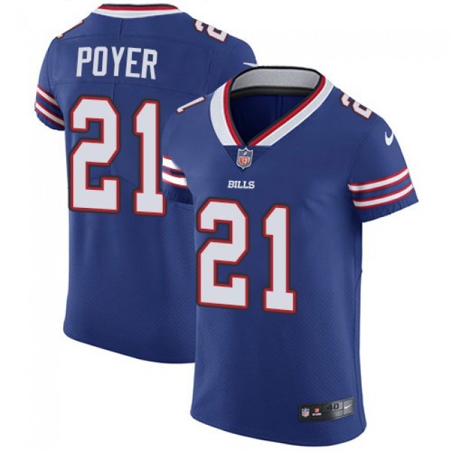 Nike Bills #21 Jordan Poyer Royal Blue Team Color Men's Stitched NFL Vapor Untouchable Elite Jersey