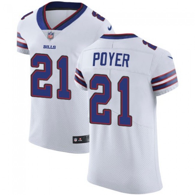 Nike Bills #21 Jordan Poyer White Men's Stitched NFL Vapor Untouchable Elite Jersey