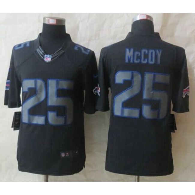Nike Bills #25 LeSean McCoy Black Men's Stitched NFL Impact Limited Jersey