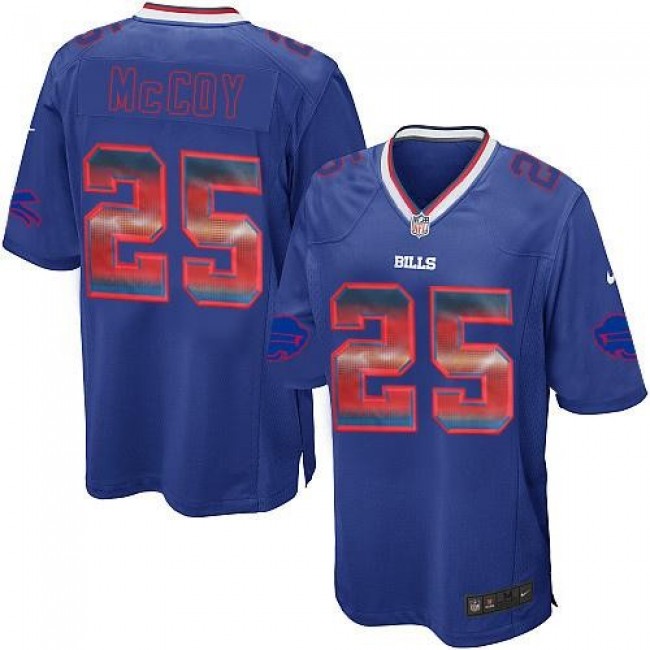 Nike Bills #25 LeSean McCoy Royal Blue Team Color Men's Stitched NFL Limited Strobe Jersey