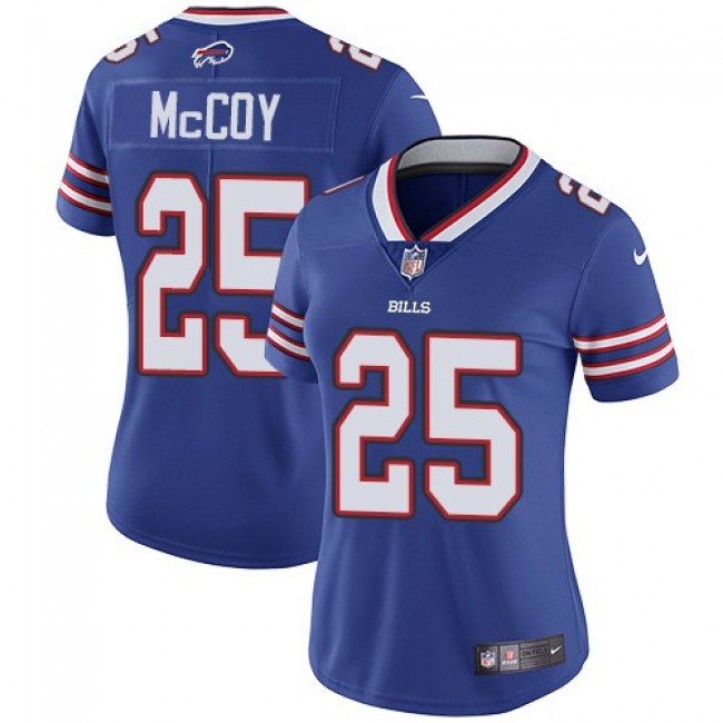 Women's Bills #25 LeSean McCoy Royal Blue Team Color Stitched NFL Vapor Untouchable Limited Jersey