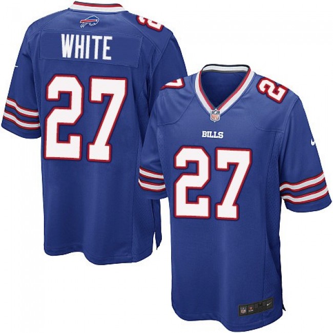 Buffalo Bills #27 Tre Davious White Royal Blue Team Color Youth Stitched NFL New Elite Jersey