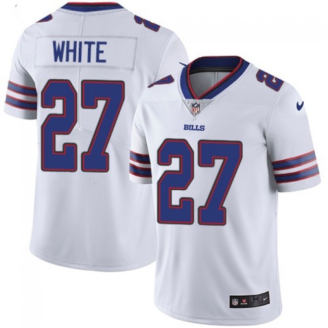 Nike Bills #27 Tre'Davious White White Men's Stitched NFL Vapor Untouchable Limited Jersey