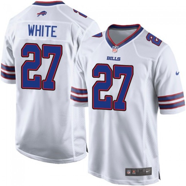 Buffalo Bills #27 Tre Davious White White Youth Stitched NFL New Elite Jersey
