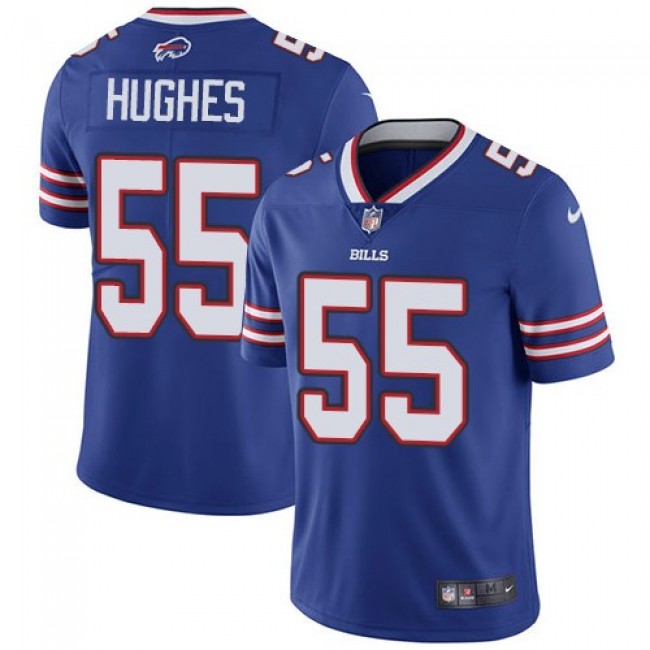 Nike Bills #55 Jerry Hughes Royal Blue Team Color Men's Stitched NFL Vapor Untouchable Limited Jersey