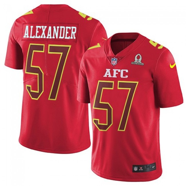 Nike Bills #57 Lorenzo Alexander Red Men's Stitched NFL Limited AFC 2017 Pro Bowl Jersey