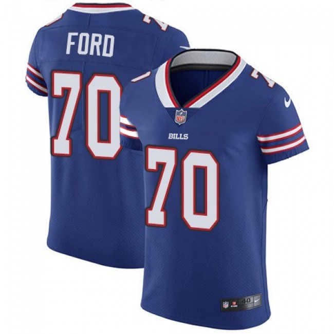 Nike Bills #70 Cody Ford Royal Blue Team Color Men's Stitched NFL Vapor Untouchable Elite Jersey