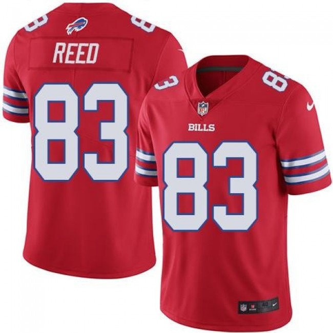 Nike Bills #83 Andre Reed Red Men's Stitched NFL Elite Rush Jersey